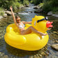 Large Yellow Duck Inflatable Pool Float
