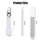 📢📢50% OFF !! ⏰Wide Jaw Opening Anti-Splash Slanted Nail Clipper