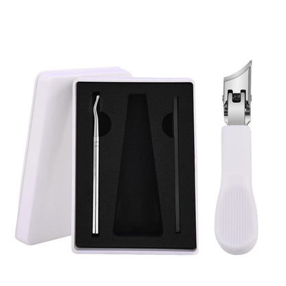 📢📢50% OFF !! ⏰Wide Jaw Opening Anti-Splash Slanted Nail Clipper