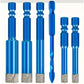 Porcelain Glass Ceramic Tile Dry Cut Diamond Drill Bit 6-Piece Set