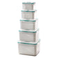 🥗 50% OFF NOW!🧊 2 in 1 Draining Fresh-Keep Food Container – Airtight & Microwave Safe – Fridge Essential 🔒