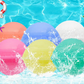 12 PCS Non-Magnetic Silicone Water Balloon Toy