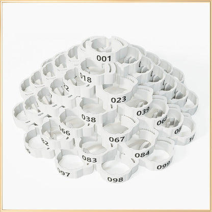 Adjustable Snap-On Poultry Leg Bands