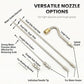 🔧 Stainless Steel Pressure Washer Extension Wand – Laser Drilled Nozzles, 20/40cm, Bent Attachment for Car, Appliance & Pipe Deep Cleaning 🚗🧹