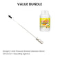 🔧 Stainless Steel Pressure Washer Extension Wand – Laser Drilled Nozzles, 20/40cm, Bent Attachment for Car, Appliance & Pipe Deep Cleaning 🚗🧹
