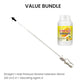 🔧 Stainless Steel Pressure Washer Extension Wand – Laser Drilled Nozzles, 20/40cm, Bent Attachment for Car, Appliance & Pipe Deep Cleaning 🚗🧹