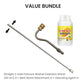 🔧 Stainless Steel Pressure Washer Extension Wand – Laser Drilled Nozzles, 20/40cm, Bent Attachment for Car, Appliance & Pipe Deep Cleaning 🚗🧹