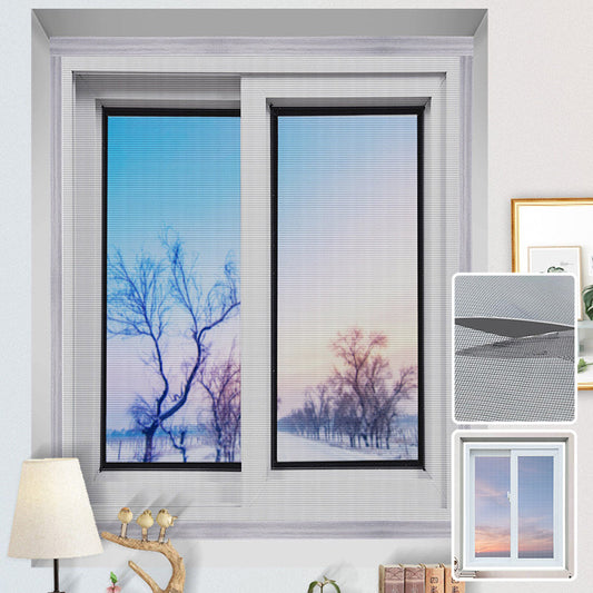 Anti-Mosquito Self-Adhesive Window Screen 🦟 Peel & Stick, No Tools Needed, Instant Mosquito Protection ✨