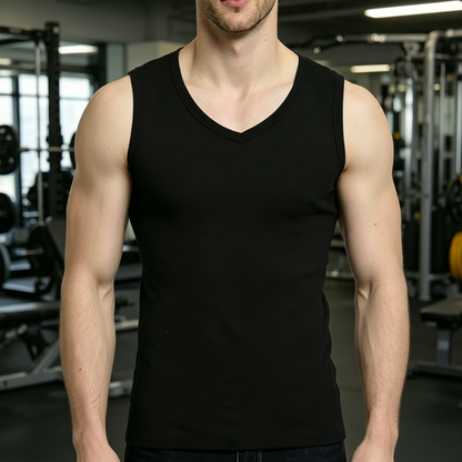 💪👕 6-Pack Men's Breathable Athletic Tank Tops – 60% OFF! Ultra-soft, lightweight, ribbed texture – gym & everyday staples. 🔥✨