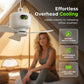 Rechargeable Ceiling Fan with LED Lights 🌬️ Cordless, Portable & Perfect for Any Room ✨