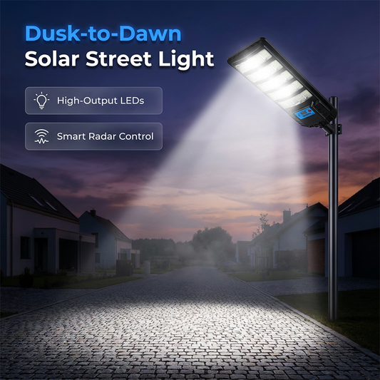 🏆LAST DAY SALE 50% OFF🔥Solar Powered Street Light with Motion Sensor – Bright LED, Auto On/Off & Weatherproof ☀️