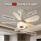 3-in-1 Ceiling Fan with Light & Bluetooth Speaker 🎵 Cool Breeze, Soft Light & Smooth Music – All Day Comfort 🛋️