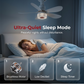 3-in-1 Ceiling Fan with Light & Bluetooth Speaker 🎵 Cool Breeze, Soft Light & Smooth Music – All Day Comfort 🛋️