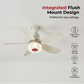3-in-1 Ceiling Fan with Light & Bluetooth Speaker 🎵 Cool Breeze, Soft Light & Smooth Music – All Day Comfort 🛋️