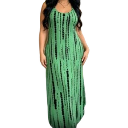 📢📢40% OFF !! ⏰Women's Casual Relaxed Fit U-Neck Sleeveless Dress – Soft & Breathable, Effortlessly Flattering for Warm Days ☀️