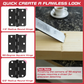 🚪🔧 Adjustable Door Hinge Mortise Jig Kit – Perfect Hinge Recesses Every Time! | Fits All Standard Hinge Sizes – DIY Made Easy 🛠️