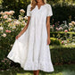 ⏰Summer Hot Sale 70% OFF💃Women's Elegant Cutout V-Neck Maxi Dress – Flattering V-Neck, Graceful Cutout Detail & Flowy Hem ✨
