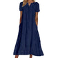⏰Summer Hot Sale 70% OFF💃Women's Elegant Cutout V-Neck Maxi Dress – Flattering V-Neck, Graceful Cutout Detail & Flowy Hem ✨