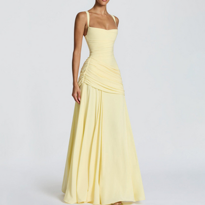 👗✨ Women's Ruched Bodice Square Neck Maxi Dress – 57% OFF! Elegant square neck, flattering ruched bodice, flowy maxi length – timeless sophistication. 🔥🌸