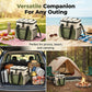 📢📢50% OFF !! ⏰Large Capacity Insulated Cooler Bag for Picnics & Outdoors – Keeps Food & Drinks Cold for Hours 🧺