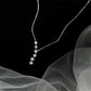 Women's Cascading Star Lariat Necklace 🌟 Cascading Star Design, Drapes Beautifully, No Clasp Needed 💫