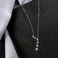 Women's Cascading Star Lariat Necklace 🌟 Cascading Star Design, Drapes Beautifully, No Clasp Needed 💫