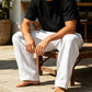 🔥Men's Casual Drawstring Pants with Pockets