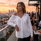 👚 55% OFF NOW! 🔥 Off-Shoulder Button-Up Top – Crinkle texture & relaxed fit – 5 colours, sizes S-XL – perfect for summer, beach or casual chic 🌊