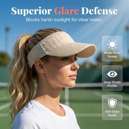 🔥SUMMER HOT SALE £9.99!!💥50K+ SOLD!🔥SunSafeTok Women’s High Ponytail Visor Hat 🧢 Breathable, Open-Top UV400 Protection ☀️🇬🇧  Perfect for Running, Hiking, Beach Days & Everyday “That Girl” Style 💁‍♀️✨