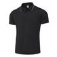 👔 LIMITED-TIME 50% OFF! ✨ Men's Collared T-Shirt – Slim Fit, Contrast Collar, Moisture-Wicking 🌀