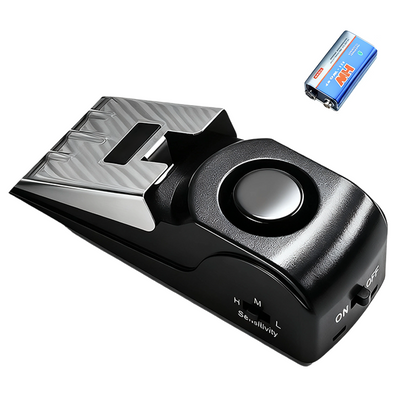 🚪🚨 Door Stopper Security Alarm – 50% OFF! Loud siren + flashing light, stainless steel plate, adjustable sensitivity – travel & home protection. 🔒