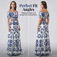 🌺 LIMITED-TIME 56% OFF! 💥 Women's Off-Shoulder Midi Dress – Daisy Print, Waist Cutout & Flattering Flowy Fit – Tropical Chic 💃