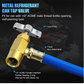 🚗❄️ R1234YF Refrigerant Charge Hose – 50% OFF! 600-3000PSI rating, metal quick coupler, 0-100 PSI gauge – easy AC recharge. 💪