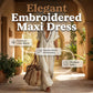 💃👗 Women's Deep V-Neck Flowy Maxi Dress – 50% OFF! Effortless elegance that flatters every curve – lightweight, breathable, head-turning. 🔥✨