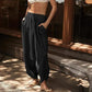 💥 50% OFF! Women's Casual Wide Leg Pants | Comfy Elastic High Waist Trousers with Pockets 🌟