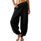 💥 50% OFF! Women's Casual Wide Leg Pants | Comfy Elastic High Waist Trousers with Pockets 🌟