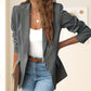 🧥🌸 Elegant Soft Solid Color Lapel Buttons Jacket – 50% OFF! Classic lapel, soft fabric, timeless design – perfect for work & weekend. 🔥✨