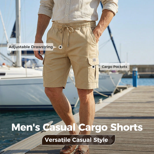 ⏰ LIMITED TIME: 50% OFF SUMMER SPECIAL! Men’s Casual Cargo Shorts with Drawstring ✅ Premium Comfort ✅ Breathable Fabric ✅ Secure Storage Buy More, Save More! 📦