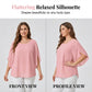 👚 50% OFF NOW! ⏰ Women's Summer Batwing Sleeve Top – Casual split loose blouse – Breathable, lightweight & flowy – perfect for beach or everyday comfort 🌸✨