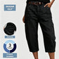 👖 LIMITED-TIME 50% OFF! &FERR SHIPPING✈️✨ Women's Casual Stretchy Cropped Denim Pants – Barrel Fit, Mid-Waist, Multi-Pockets 🌿
