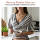 👚🎀 Women's Striped V-Neck Short Sleeve Crop Top – 50% OFF! Flattering V-neck, breezy stripes, cropped cut – perfect for summer vibes. 🔥☀️
