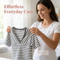 👚🎀 Women's Striped V-Neck Short Sleeve Crop Top – 50% OFF! Flattering V-neck, breezy stripes, cropped cut – perfect for summer vibes. 🔥☀️