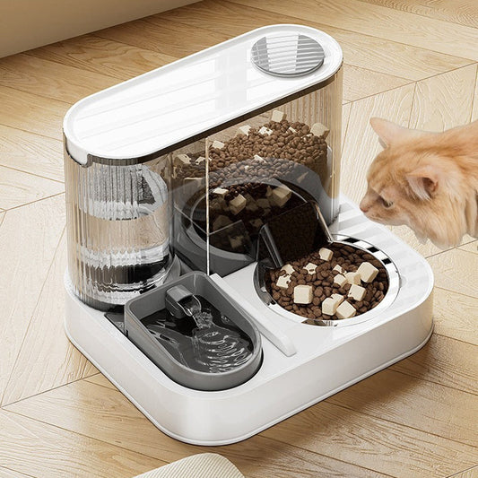 💧🍖 Pet Food & Water Bowl Set – 50% OFF! Gravity-fed waterer, food-grade material, easy to clean – perfect for small & medium pets. 💯