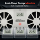 🥳2026 HOT SALE🥳💞50K+ SOLD!☀️🚗 50% OFF! Solar Car Exhaust Fan – Dual turbo fans expel hot air fast. Solar‑powered, no wiring. Real‑time temp display. Step into a cool car! 🌬️✨