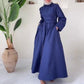 👗🎀 Women's Lapel Long Sleeve Tie Waist Dress – 50% OFF! Elegant lapel, flattering tie waist, versatile long sleeves – effortless sophistication for any occasion. 🔥🌸