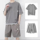 👕🩳 Men's Waffle Knit T-Shirt & Shorts Set – 50% OFF! Textured waffle fabric, breathable, relaxed fit – your new summer favorite. 🔥☀️