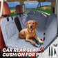 🐾 Waterproof Pet Car Seat Cushion with Hard Bottom — Scratch-Proof Rear Seat Protector for Dogs & Cats