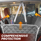 🐾 Waterproof Pet Car Seat Cushion with Hard Bottom — Scratch-Proof Rear Seat Protector for Dogs & Cats