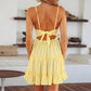 👗🌸 Backless Layers Boho Mini A-Line Dress – 50% OFF! Open back, flowy layers, bohemian charm – perfect for summer days & nights. 🔥✨