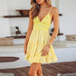 👗🌸 Backless Layers Boho Mini A-Line Dress – 50% OFF! Open back, flowy layers, bohemian charm – perfect for summer days & nights. 🔥✨